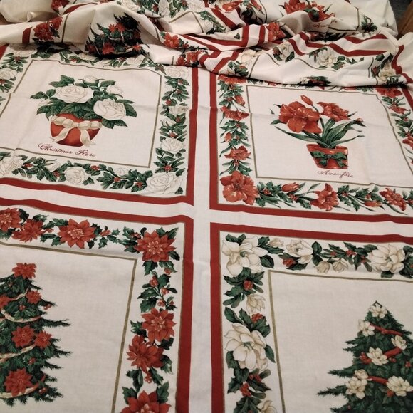 The Kessler's for Concord Fabric Other - Christmas Flower Cotton Fabric by The Kessler's for Concord Fabric